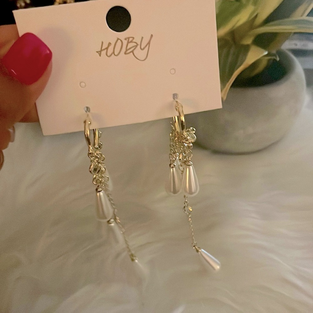Hoby purl earrings